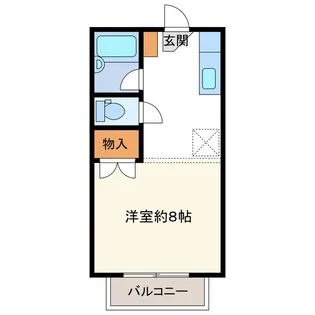 マリンハイツ【2階】の間取り