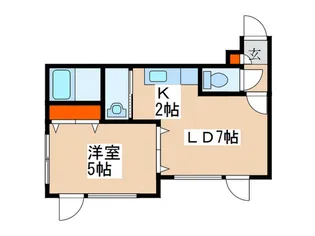 プリムラM1【3階】の間取り