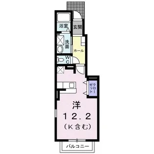 アルドーレ 壱番館【1階】の間取り