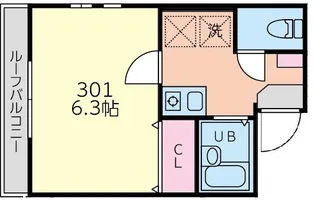 グランディア高円寺南【3階】の間取り