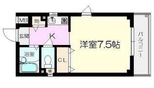 エクシード園田II【1階】の間取り