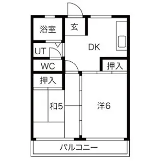 オーシマビル【4階】の間取り