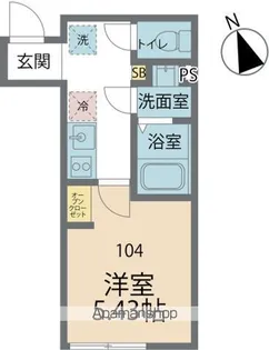 カインドネス金町【1階】の間取り