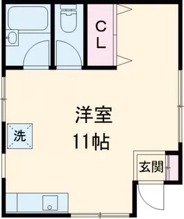 ウェル田園調布【1階】の間取り