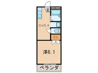 ビレッジA【2階】の間取り