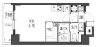 S-RESIDENCE東日暮里【3階】の間取り