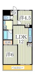 ニューオーク【3階】の間取り