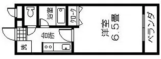 ブルースター上本町【1階】の間取り