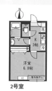 ツルテラス【2階】の間取り