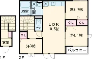 ココルの間取り
