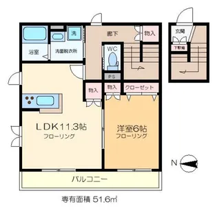エル オリエンテ【2階】の間取り