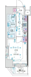 クレイシア巣鴨駅前【11階】の間取り