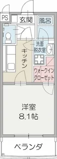スタジオ・ア・レーズ【2階】の間取り