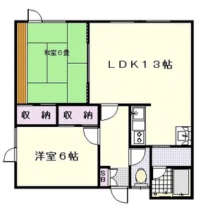 メゾンドノーブル【1階】の間取り