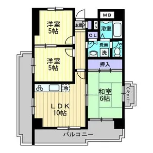 リアライズ上福岡【9階】の間取り