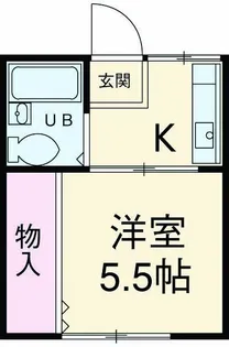 MUハイムA【1階】の間取り