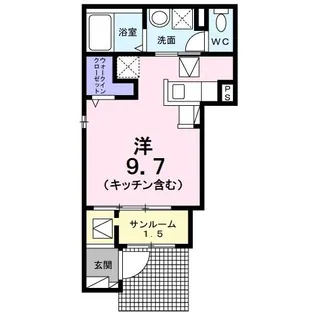 コンフォール B【1階】の間取り