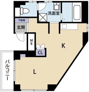 SPACE SIX【3階】の間取り