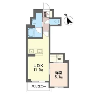 Shamaison ベリエ・クレール【3階】の間取り