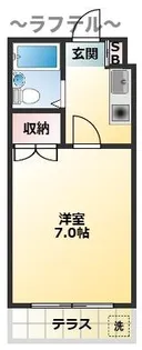 グリーンハイツ狭山ヶ丘【1階】の間取り