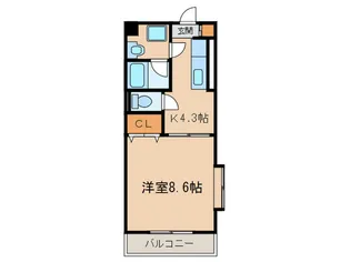 ルヴニ-ル【1階】の間取り