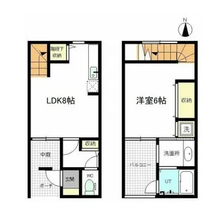 point square【1階】の間取り