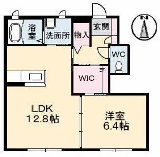 グランマスト木太町 A棟【1階】の間取り