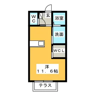 セルヴィス【2階】の間取り