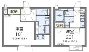 クレイノmasao【2階】の間取り
