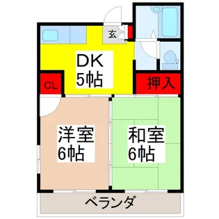 第2明紀マンション【3階】の間取り