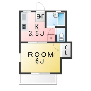 ビューバレー【1階】の間取り