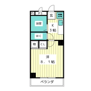 アド・イン【3階】の間取り