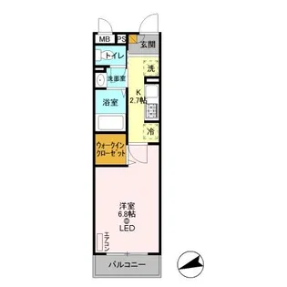 ガーデンソレイユ【2階】の間取り