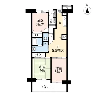 URアーベイン姪の浜マリナステージ【8階】の間取り