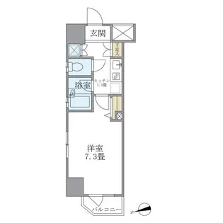 コート新御徒町【4階】の間取り