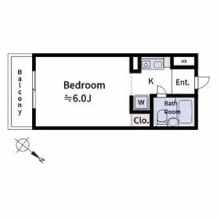 NU TERRACE鵜の木【1階】の間取り