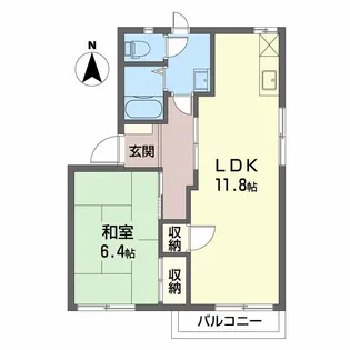 フレグランスアイ【2階】の間取り