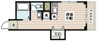 京信マンション【2階】の間取り