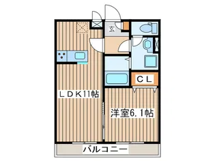 リブリ・SAIRIN23【2階】の間取り