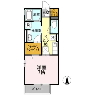 WITH湘南 A【1階】の間取り