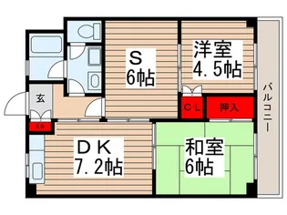 メゾン ミネ【3階】の間取り
