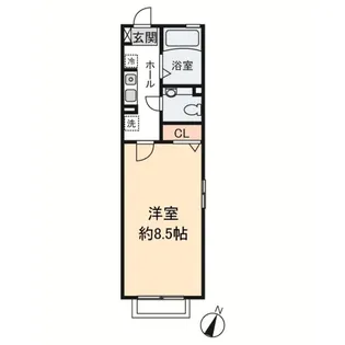 パルティール【1階】の間取り