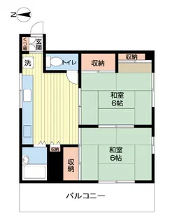スリーSK大内【2階】の間取り