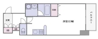 BRAVI上本町【2階】の間取り