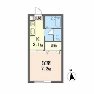 フレグランス東桜山【1階】の間取り