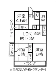 栃木県佐野市富岡町【マンション】の間取り