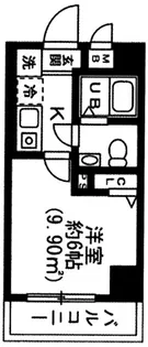 ルミエル本八幡【1階】の間取り
