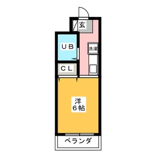 1Rの間取り画像