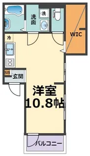 レジデンス西宮呉羽【1階】の間取り