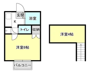 ジュネス上新田【2階】の間取り